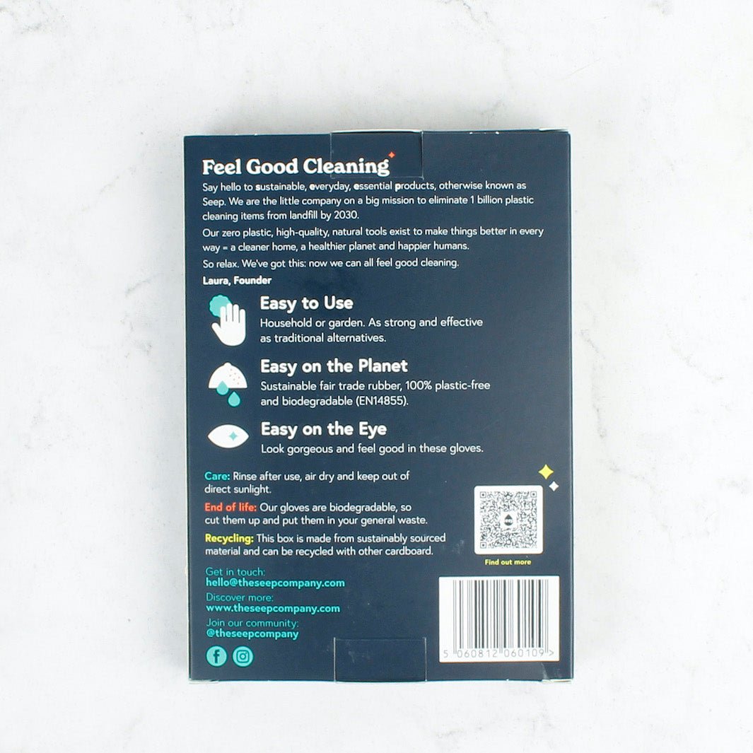 Sustainably Sourced Rubber Gloves - Turquoise - Green Tulip