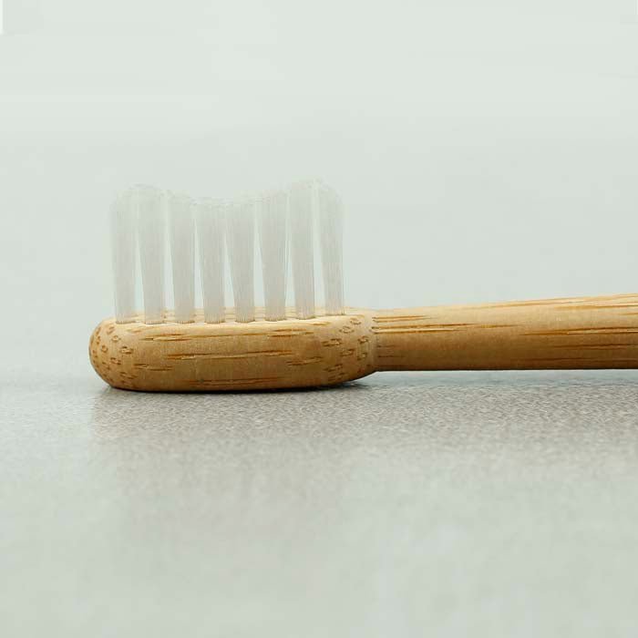 Tiny Truthbrush - Cloud White with Soft Plant Based Bristles - Green Tulip