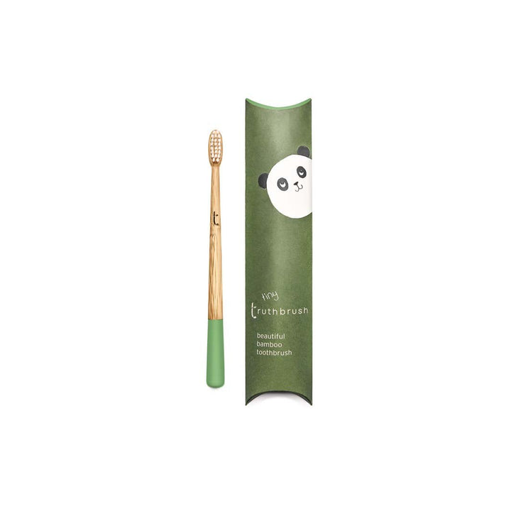 Tiny Truthbrush – Soft Plant - Based Bristles - Green Tulip