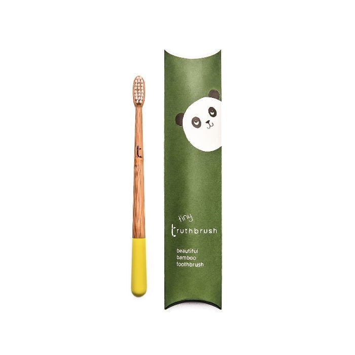 Tiny Truthbrush – Soft Plant - Based Bristles - Green Tulip