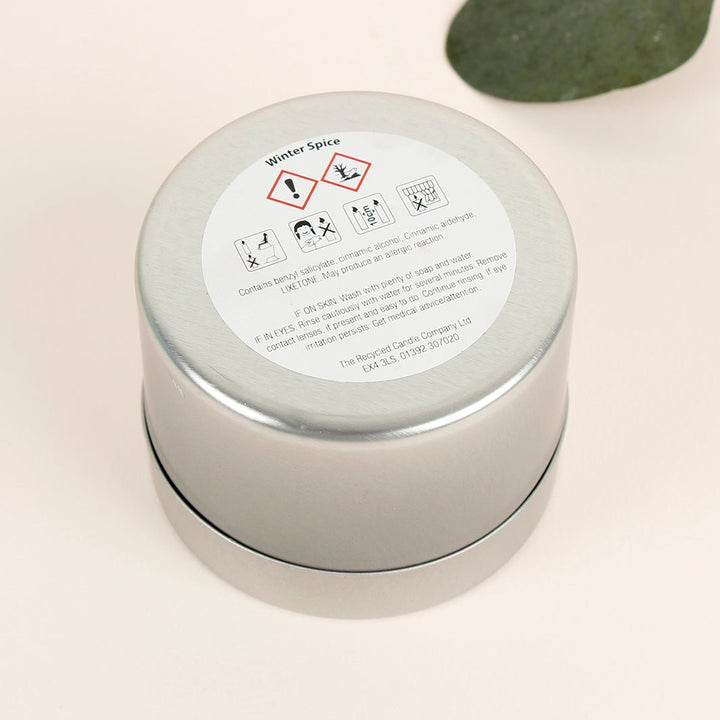 Winter Spice Candle Tin - Green Tulip