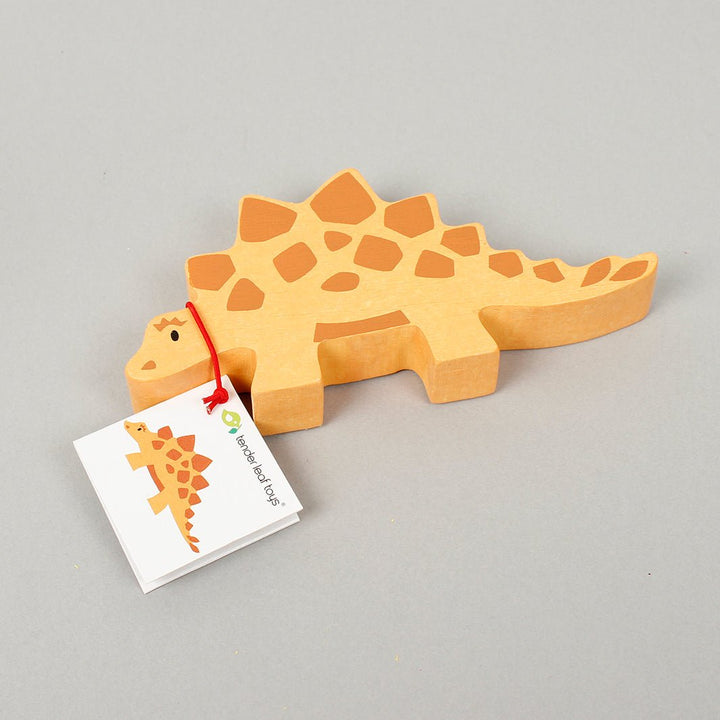 Wooden Dinosaur - Green Tulip