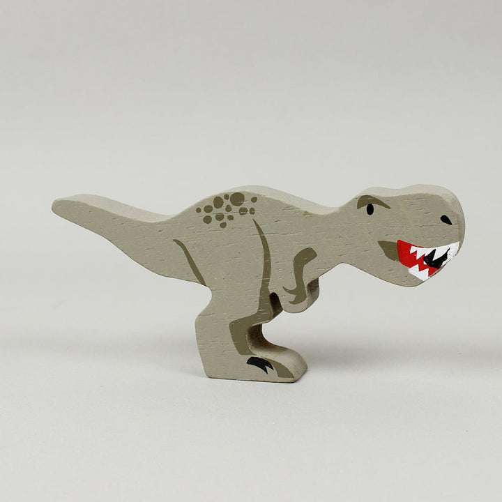 Wooden Dinosaur - Green Tulip