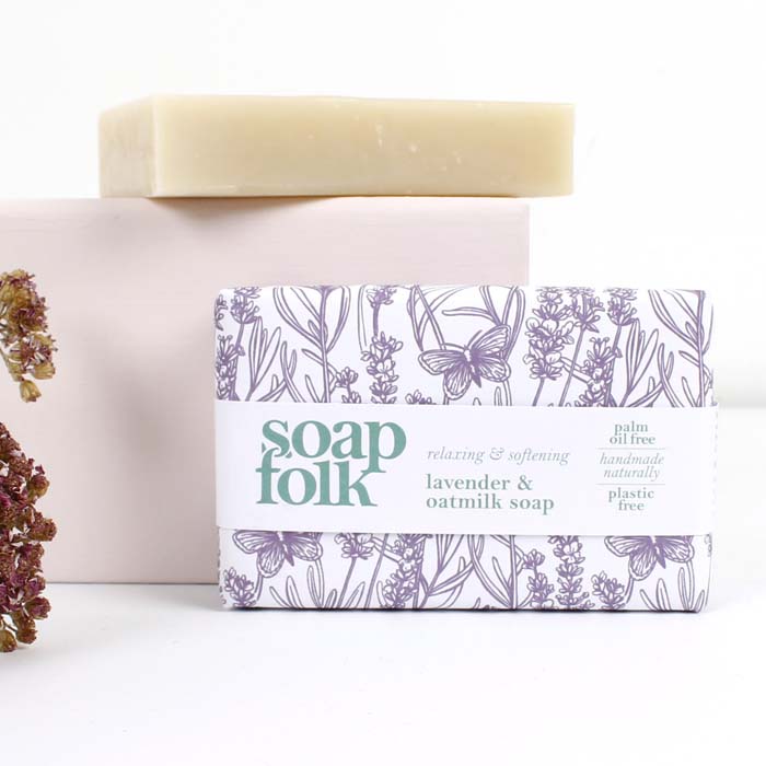 Lavender & Oatmilk Natural Soap Bar
