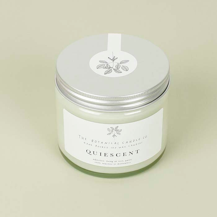 Quiescent Soy Wax Glass Jar  Candle - Large
