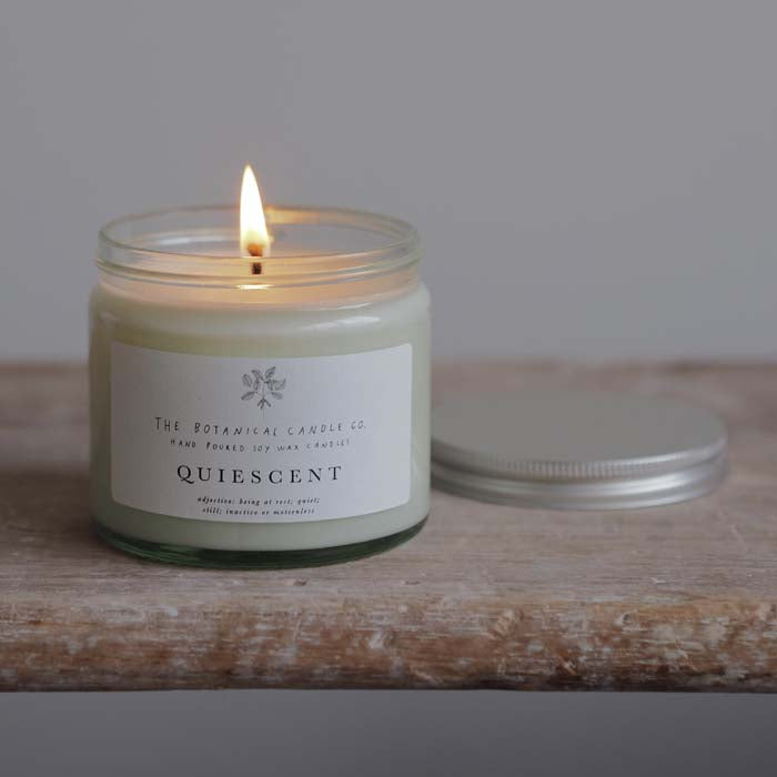 Quiescent Soy Wax Glass Jar  Candle - Large