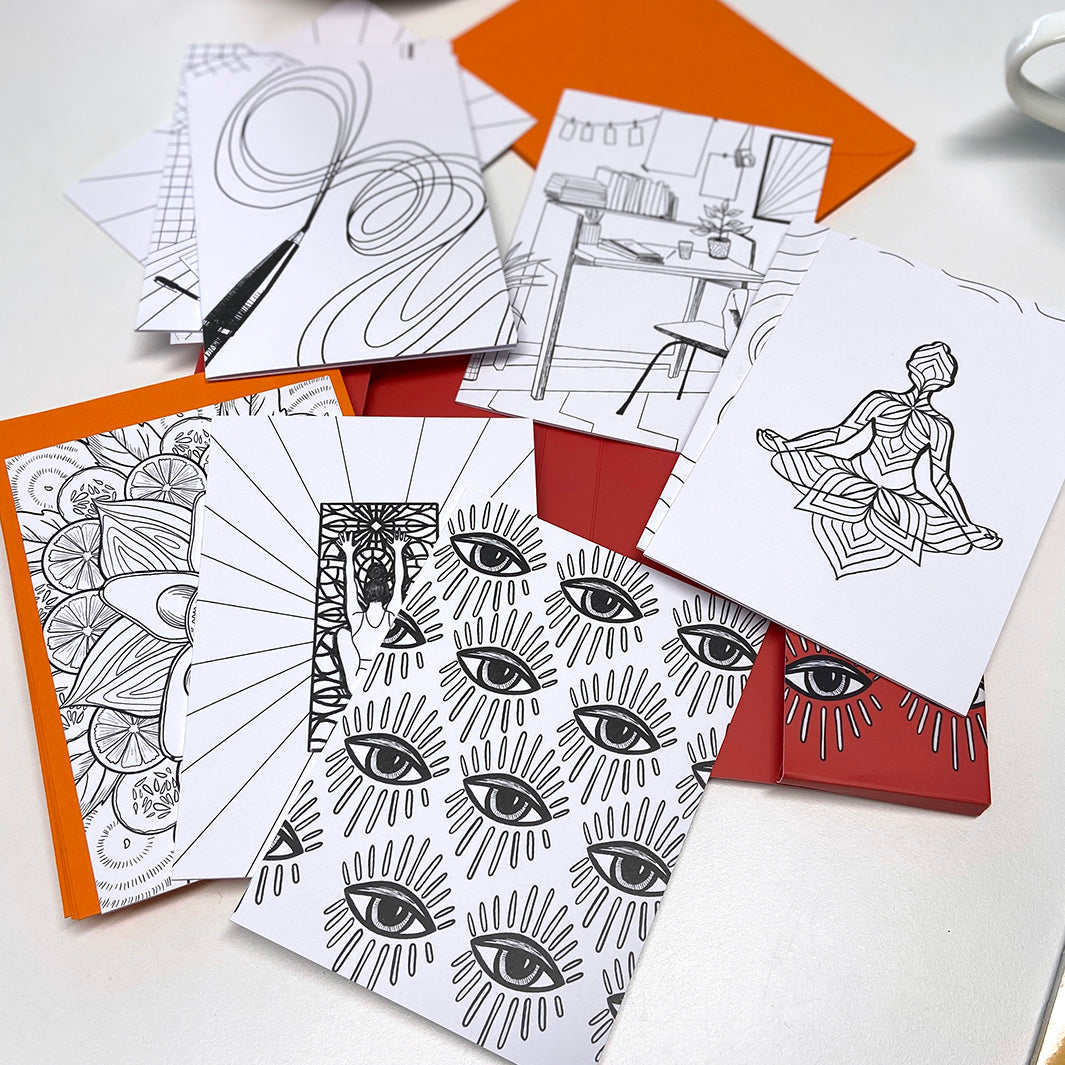 Colour Your Own Notecards