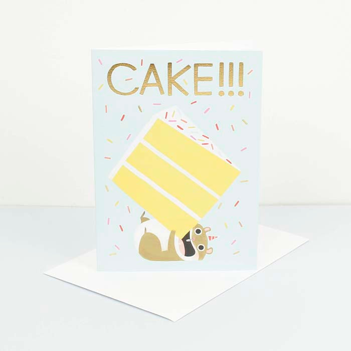 Cake!!! Hamster Card