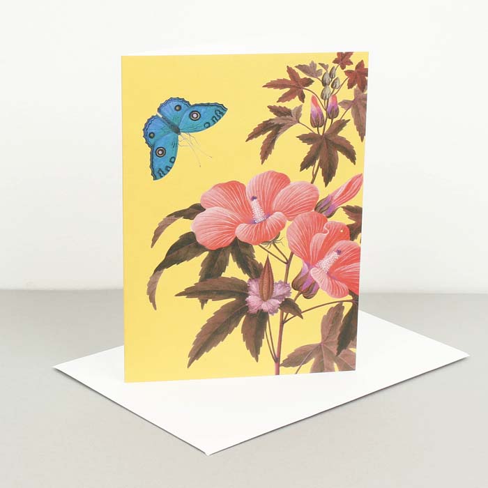 Kew Gardens - Yellow Dreamer with Butterfly Card