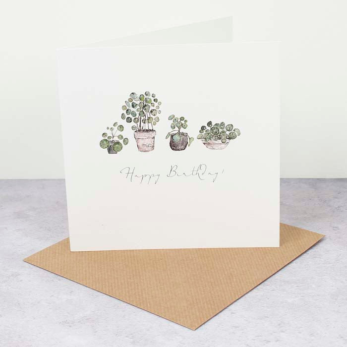 Plants 'Happy Birthday' Card