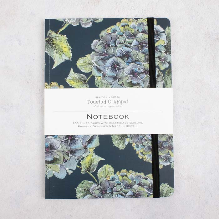Hydrangea Noir A5 Notebook