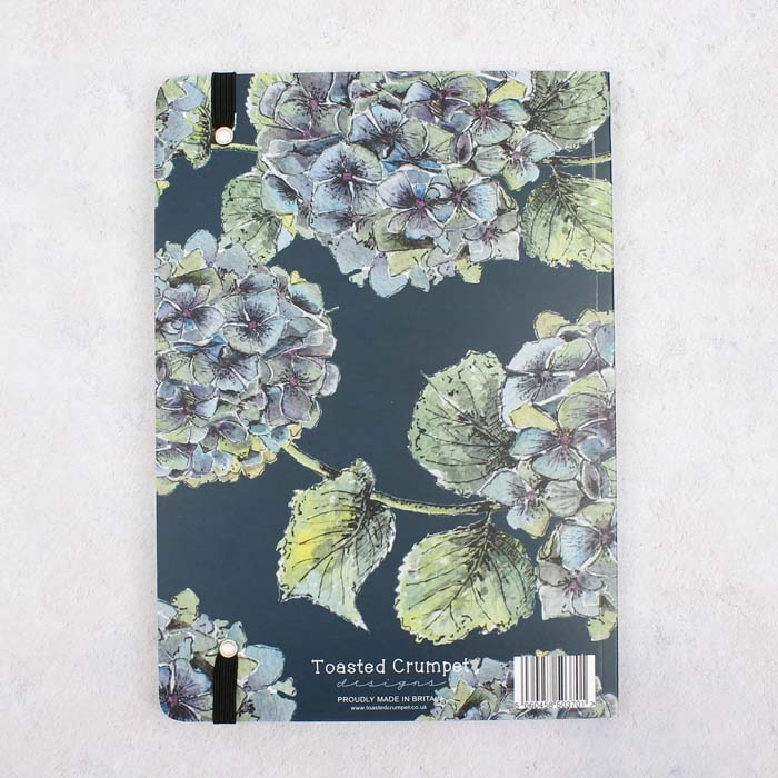 Hydrangea Noir A5 Notebook