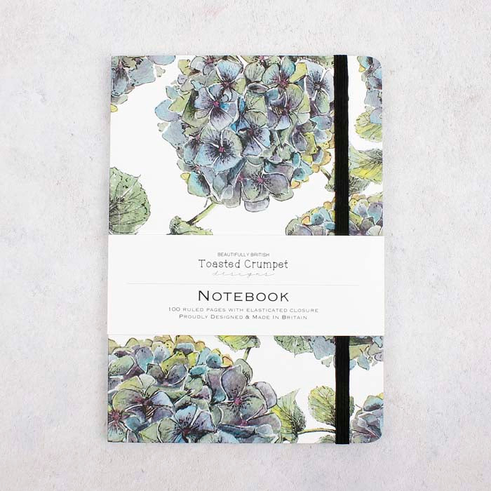Hydrangea Pure A5 Notebook