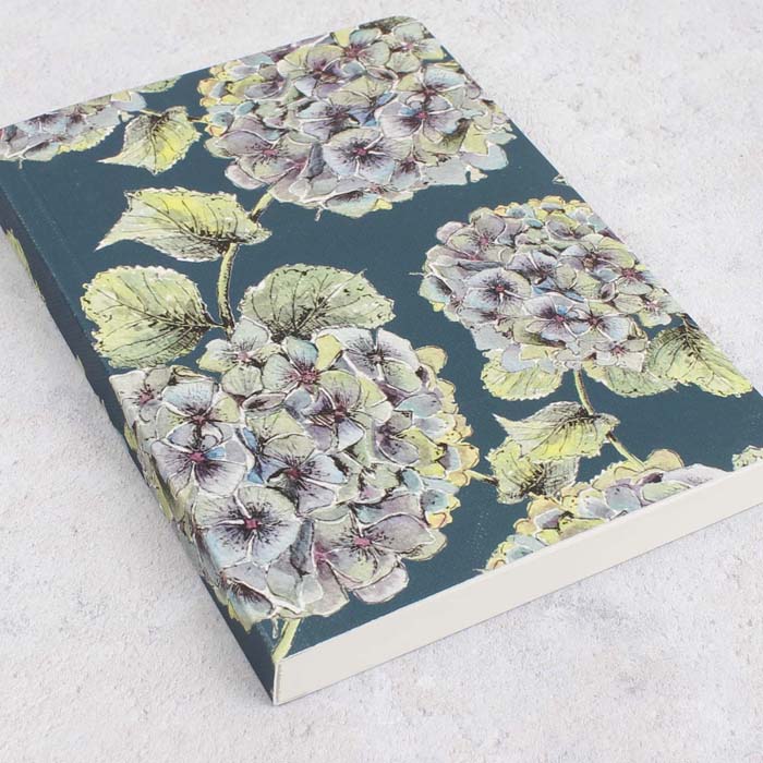 Hydrangea Noir A6 Notebook