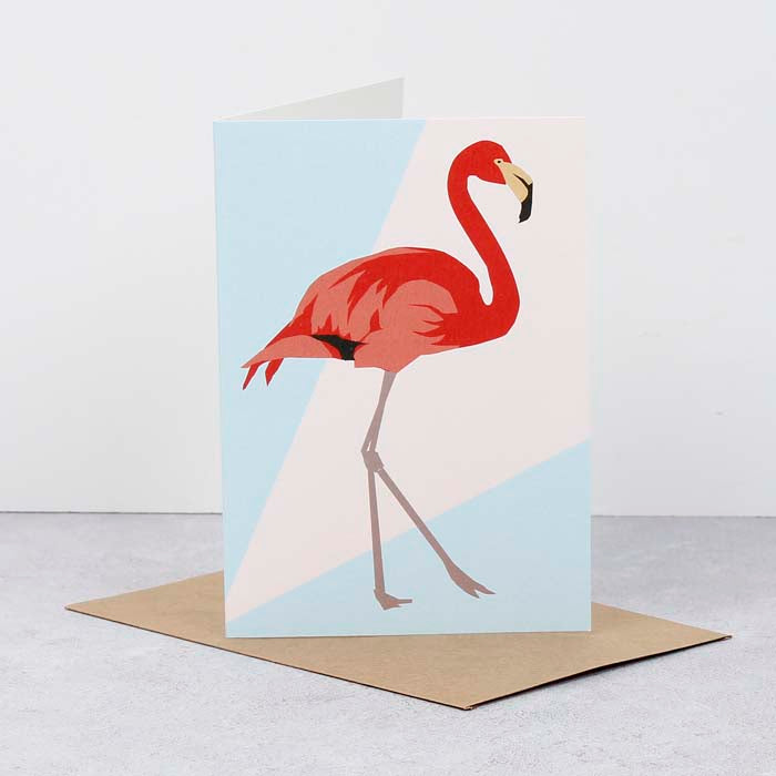 Felicity the Flamingo Card