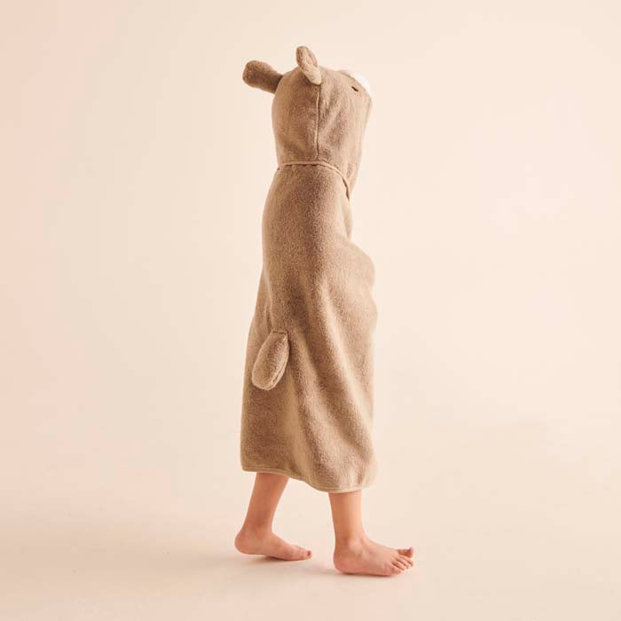 Organic Hooded Toddler Towel - Bear