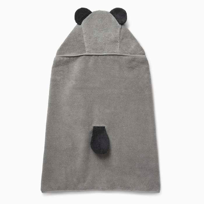 Organic Hooded Toddler Towel - Panda