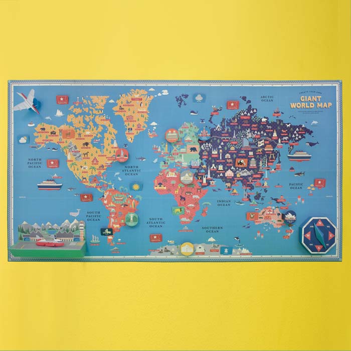 Create Your Own Giant World Map