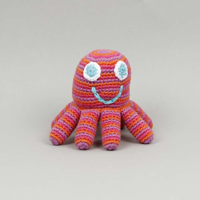 Crochet Octopus Rattle