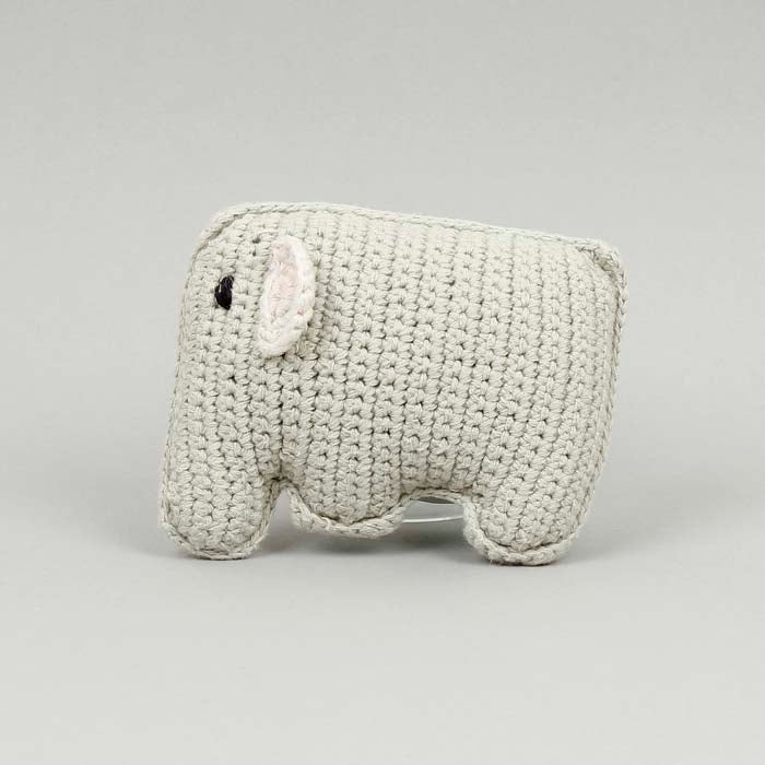 Crochet Elephant Rattle