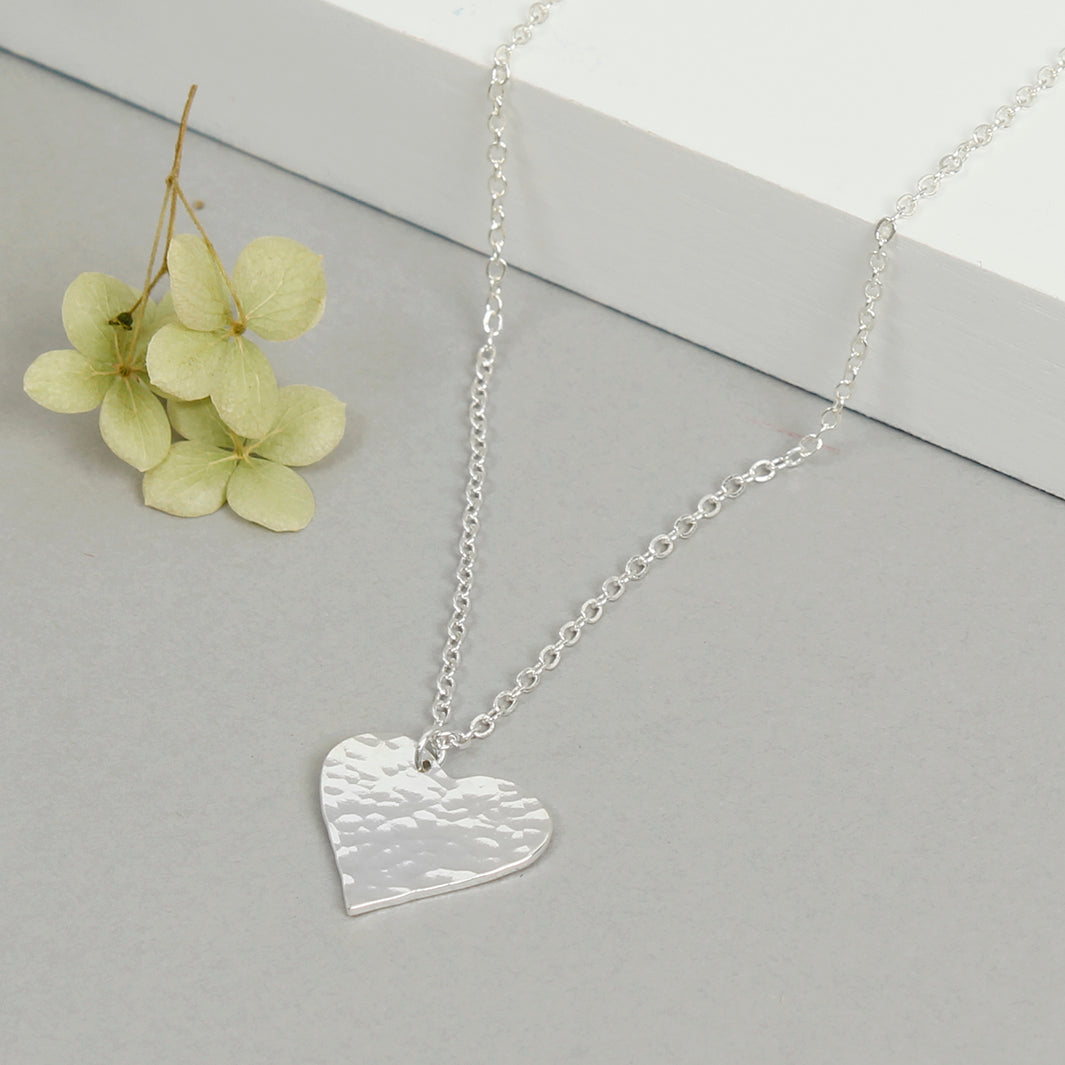 Silver Plated Heart Pendant