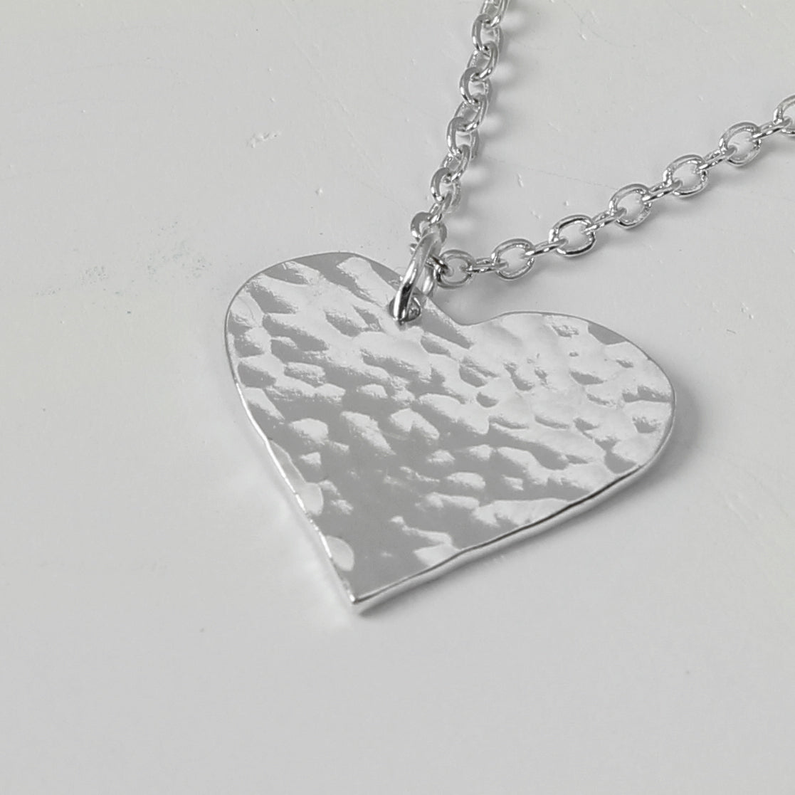 Silver Plated Heart Pendant