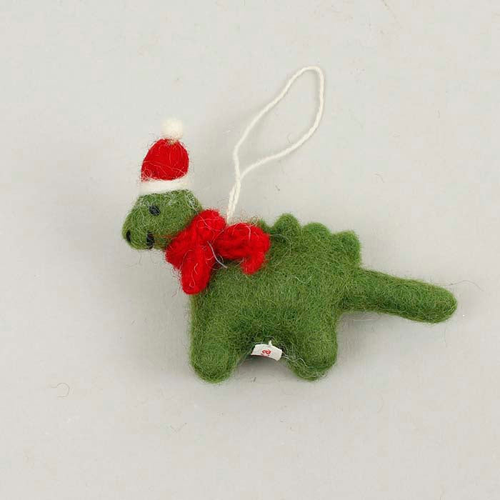 Mini Felt Christmas Diplodocus