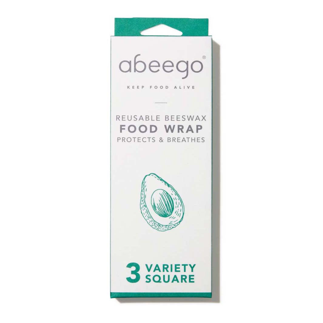 Abeego Beeswax Food Wraps - 3 Variety Squares