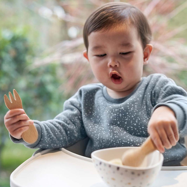 Baby's Bamboo Feeding Utensils