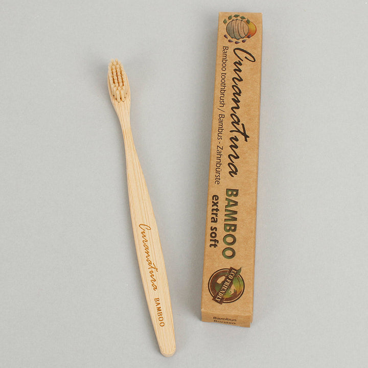 Bamboo 'Bamboo' Toothbrush with Bamboo Bristles (Extra Soft)