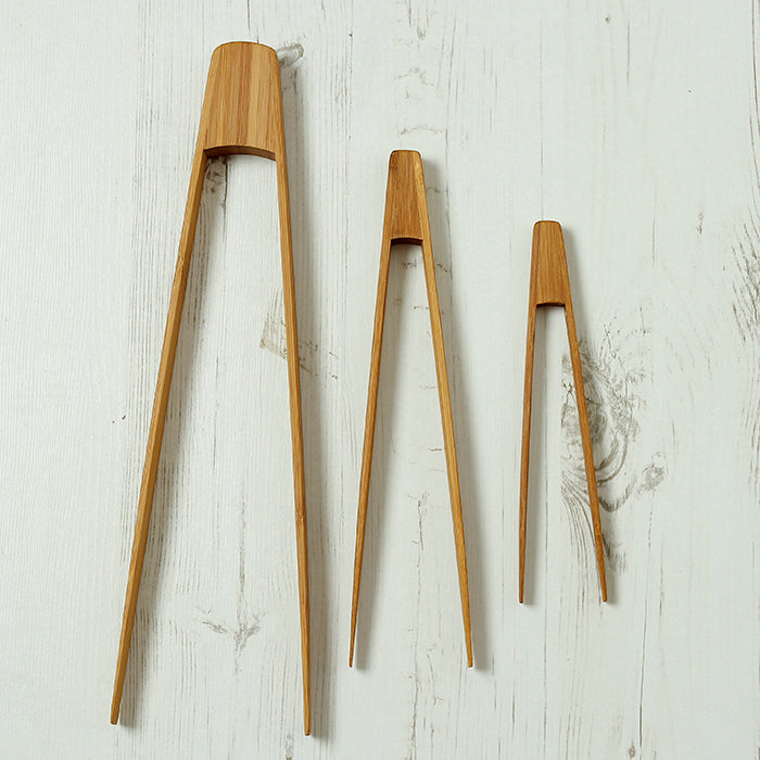 Bamboo Tongs - Set of 3