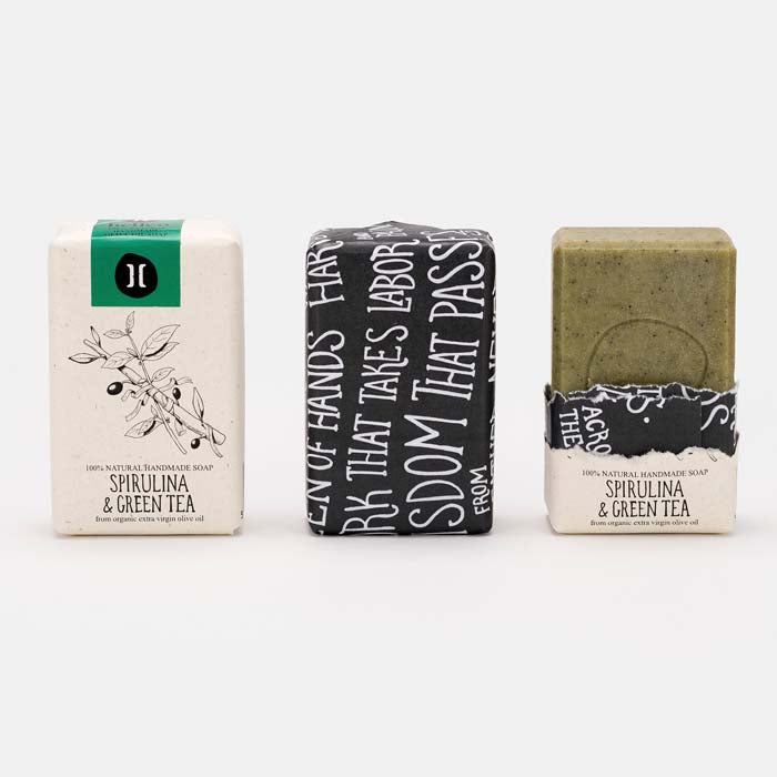 Spirulina & Green Tea Olive Oil Soap Bar