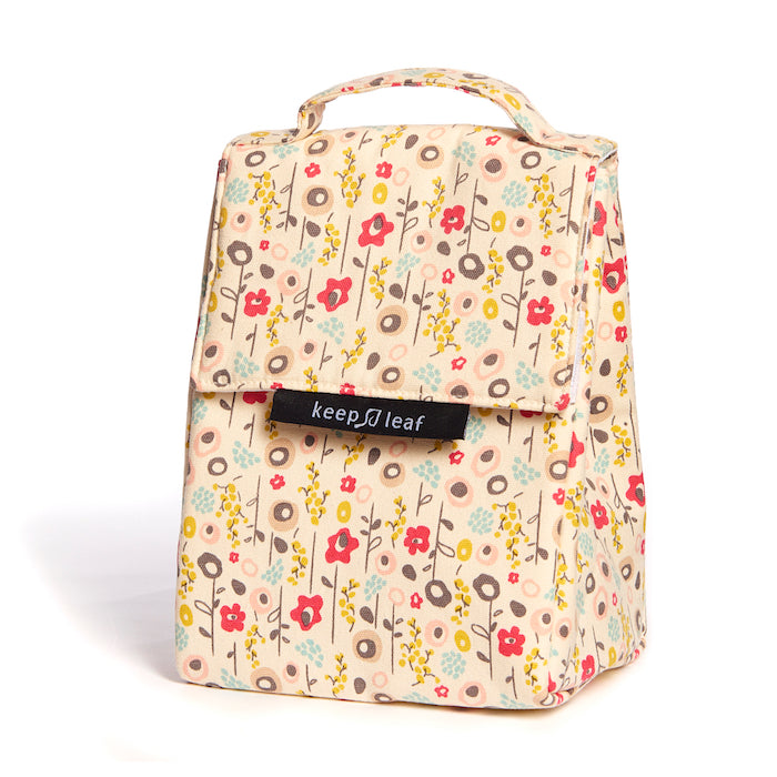 Bloom Organic Cotton Insulated Lunch Bag