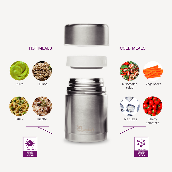 Insulated Stainless Steel Food Jar - Arty - 650ml