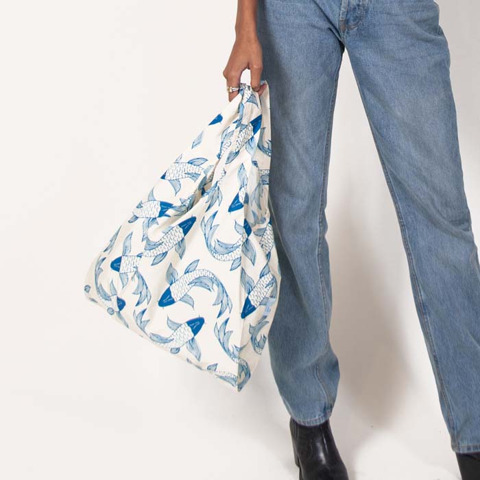 Koi Fish Reusable Shopping Bag - Medium