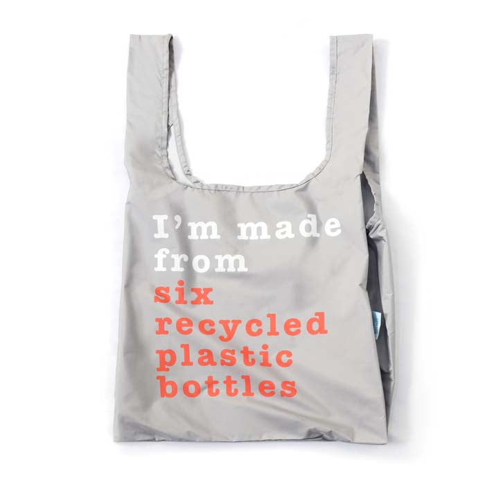 Recycle Grey Reusable Shopping Bag - Medium
