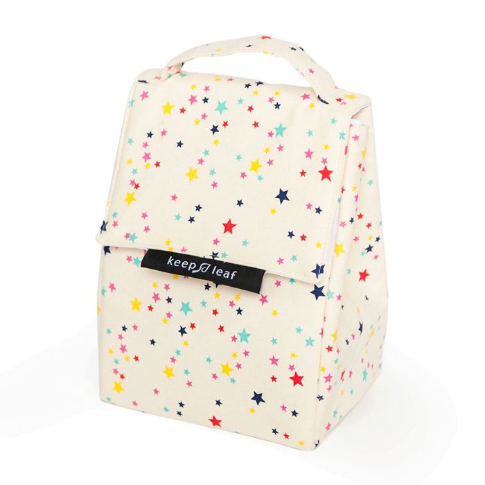 Stars Organic Cotton Insulated Lunch Bag