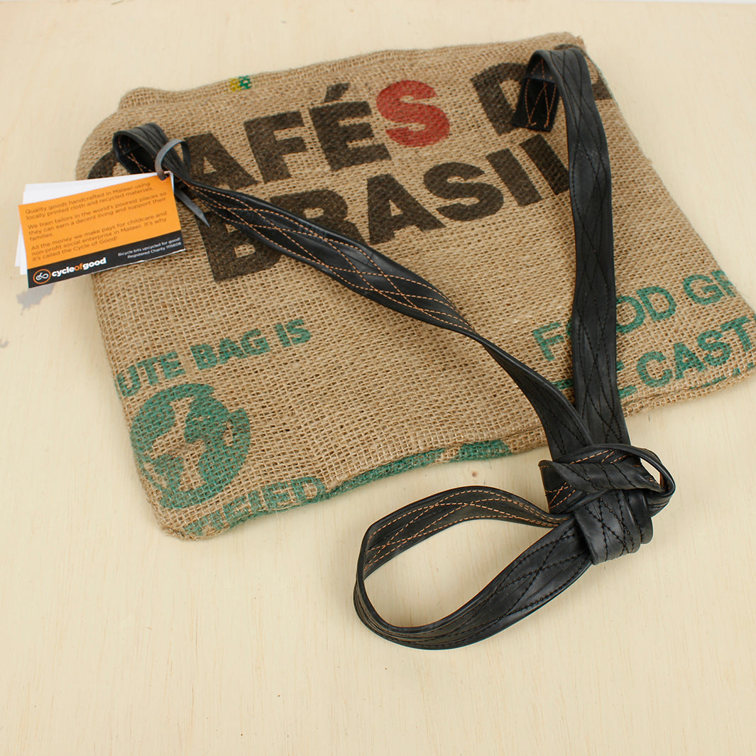Coffee Sack Cross Body Bag