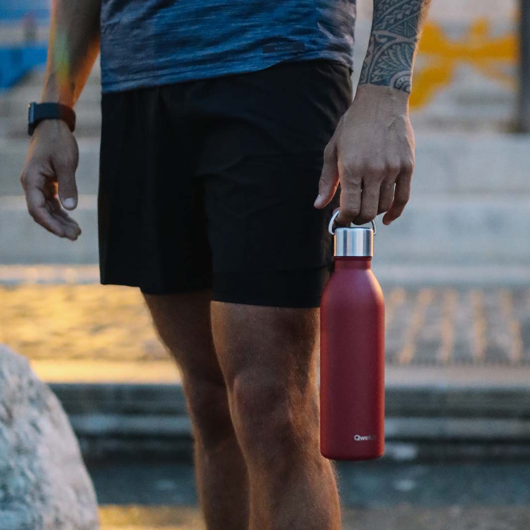 600ml 'Active' Insulated Stainless Steel Bottle - Block Colours