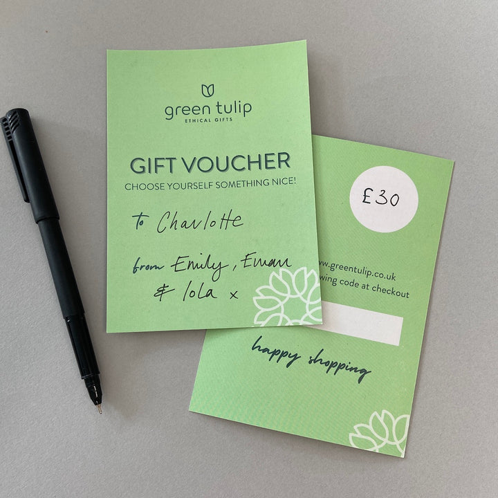 Green Tulip - POSTAL Gift Vouchers