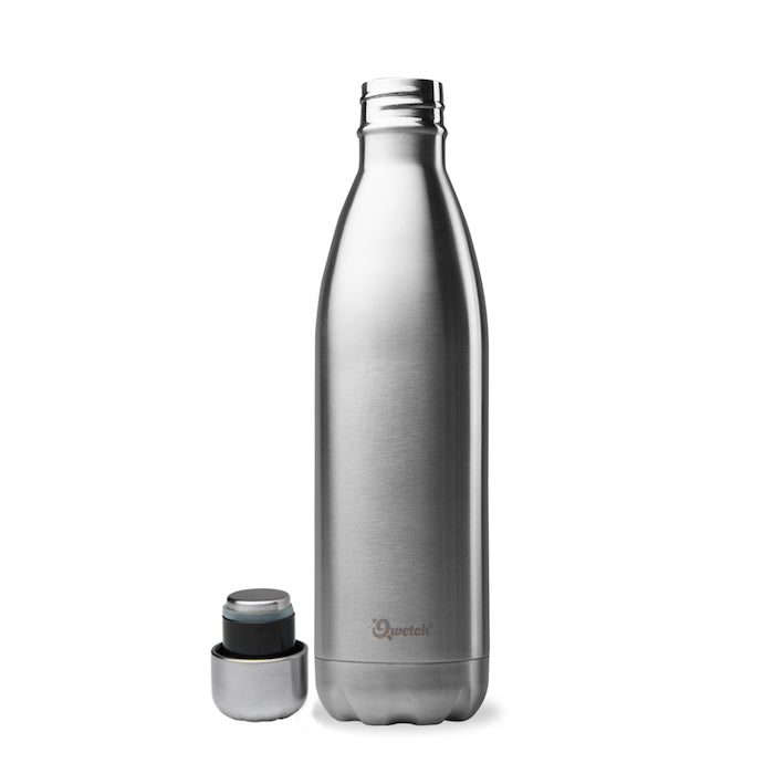 Insulated Stainless Steel Bottle - Brushed Steel - 750ml
