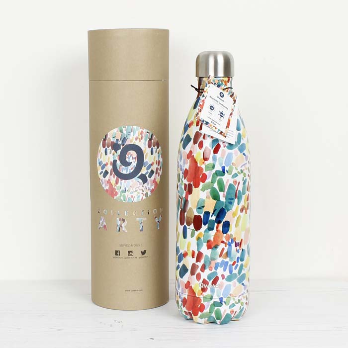 Insulated Stainless Steel Bottle - Arty - 1l