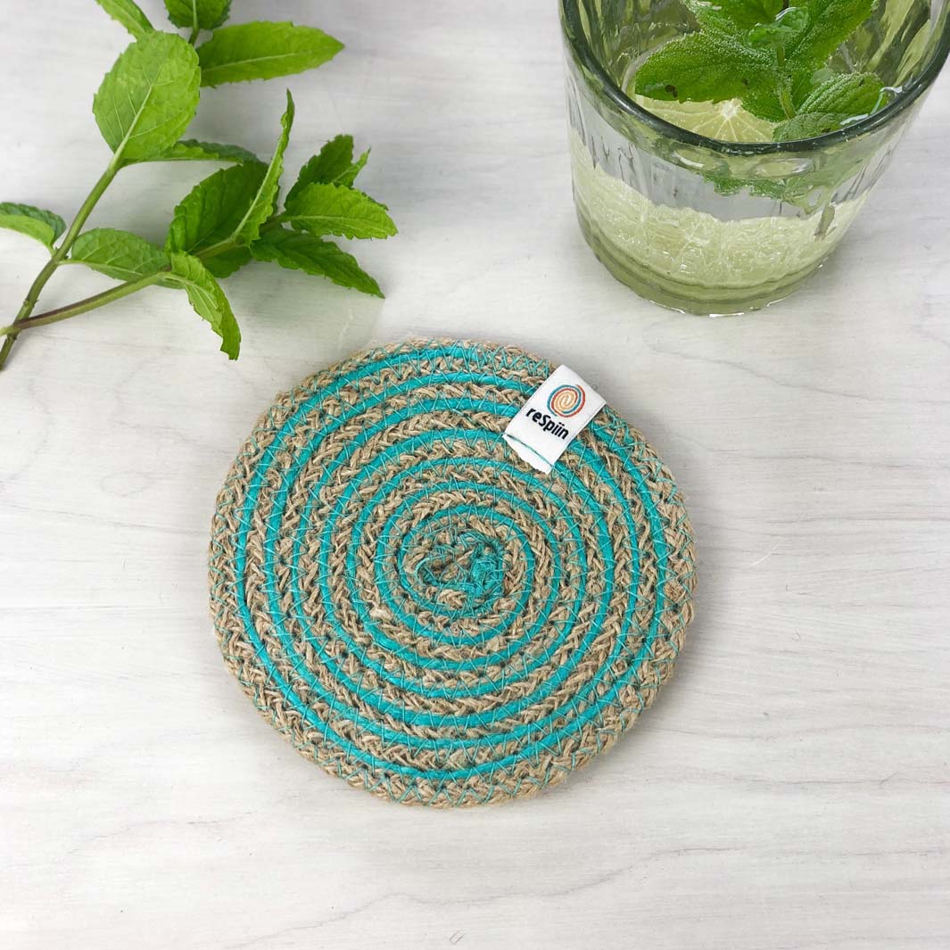 Spiral Jute Coaster