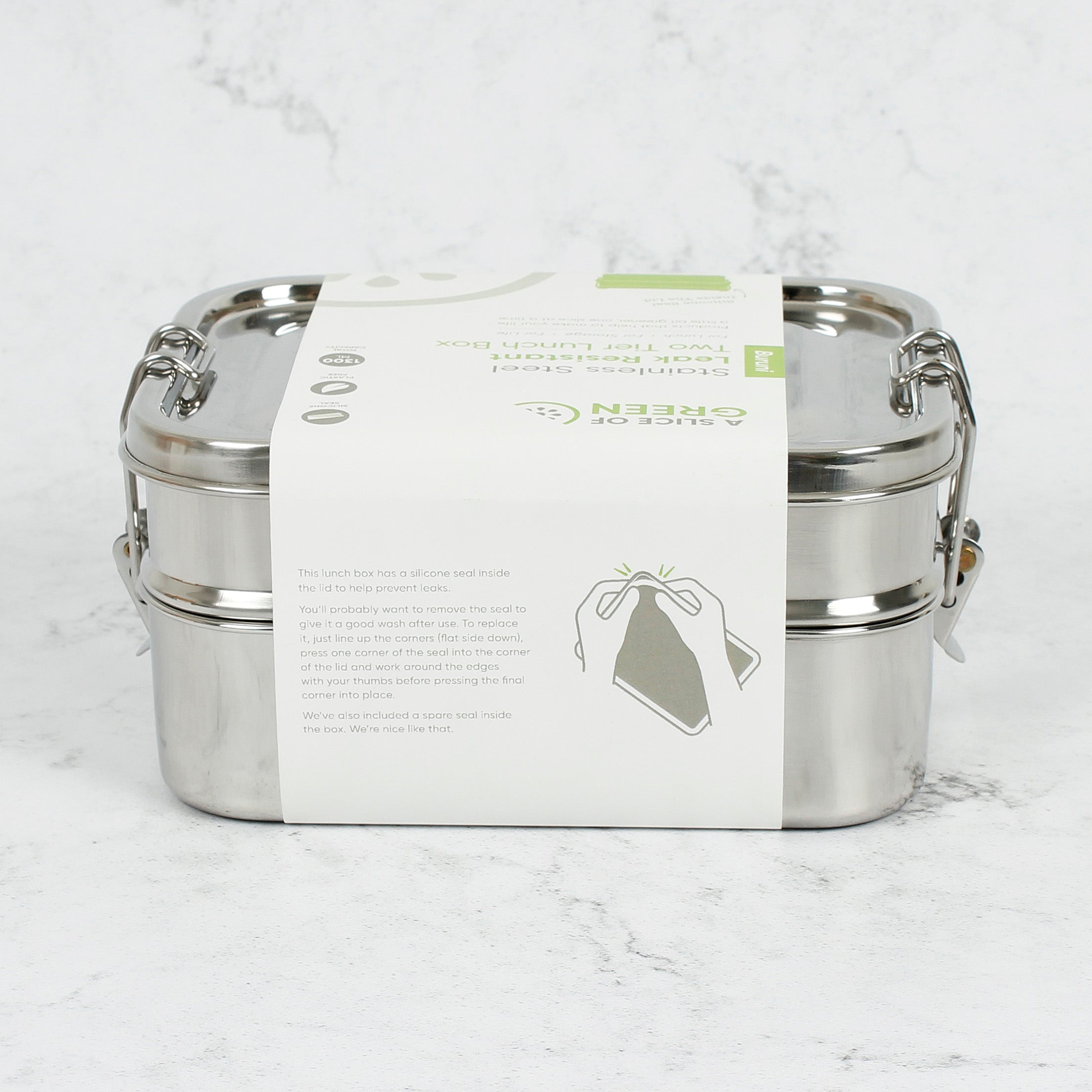 Buruni - Leak Resistant Two Tier Lunch Box