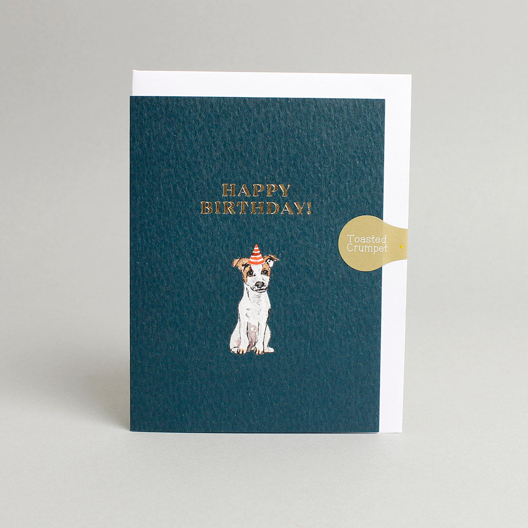 Jack Russell 'Happy Birthday' Mini Card