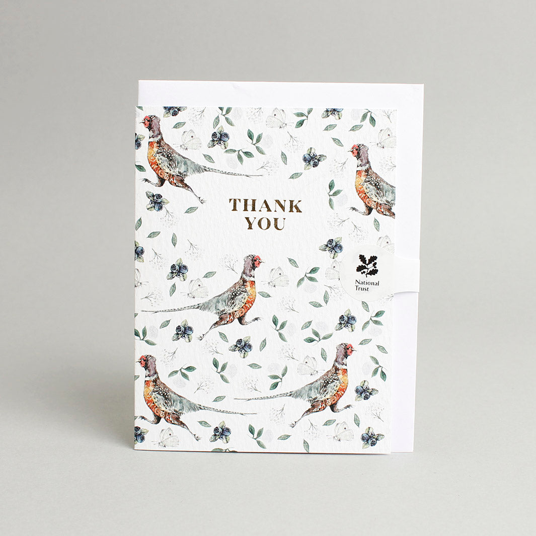Pheasants 'Thank You' Mini Card