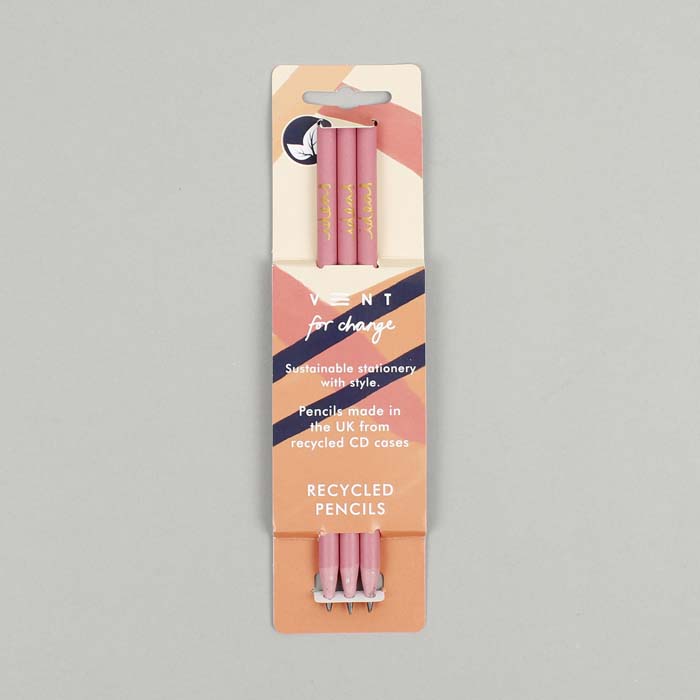 'Ideas' Recycled Pencils - Pack of 3