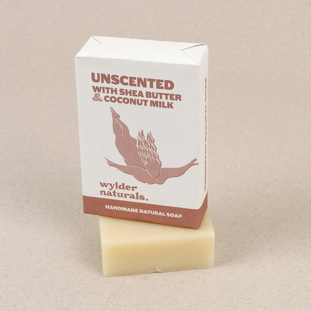 Natural Soap Bar - Unscented with Shea & Coconut