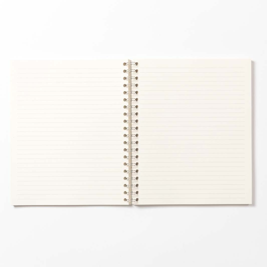 Lined Wirobound Notebook - Medio (A5) - Pils