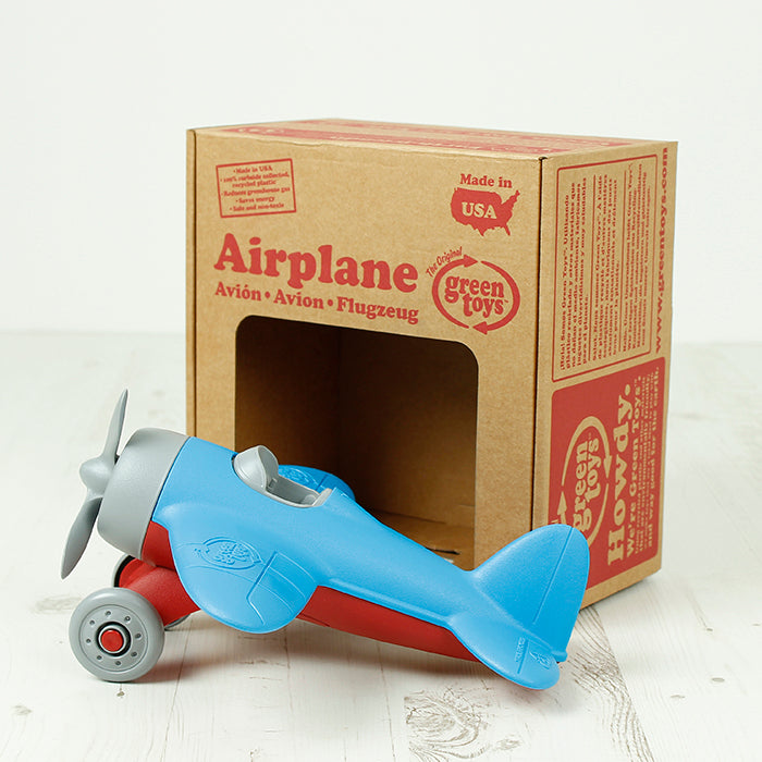 Recycled Plastic Airplane  Made from recycled milk cartons
